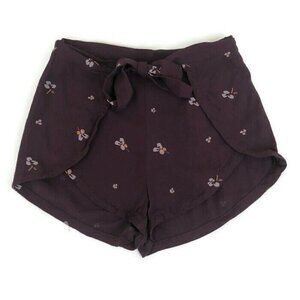 Urban Outfitters Kimchi Blue Women's 2 Shorts Lounge Floral Pattern Purple Boho